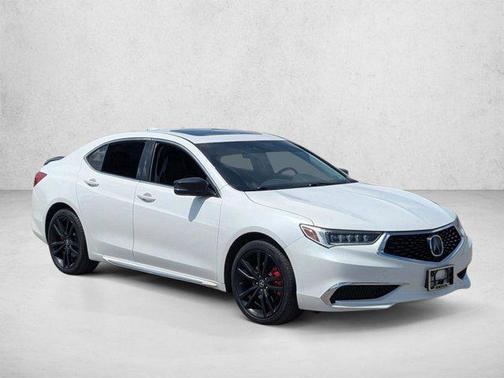 Platinum White Pea 2019 Acura TLX Technology