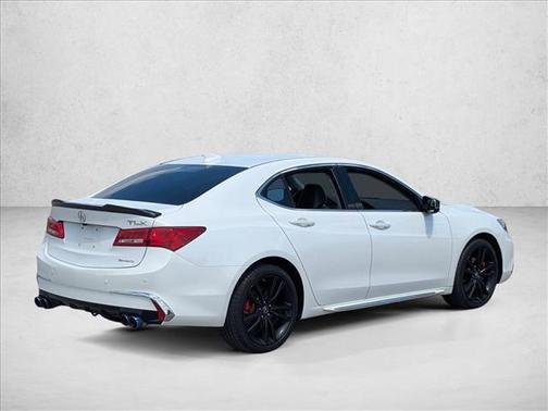 Platinum White Pea 2019 Acura TLX Technology