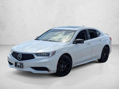 Platinum White Pea 2019 Acura TLX Technology
