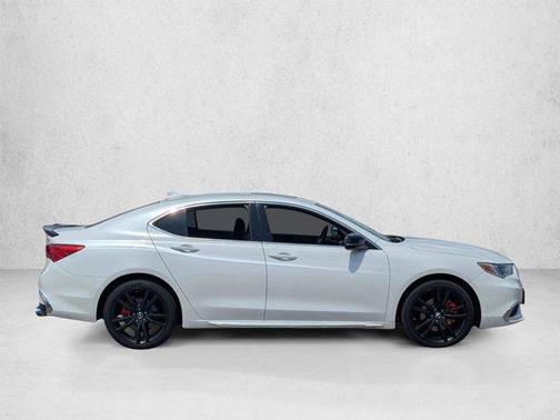 Platinum White Pea 2019 Acura TLX Technology