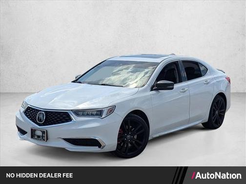 Platinum White Pea 2019 Acura TLX Technology