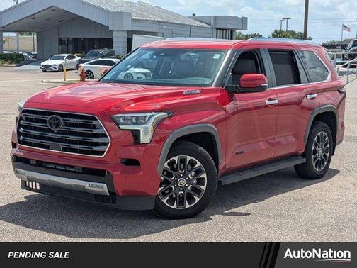 Supersonic Red 2024 Toyota Sequoia Limited