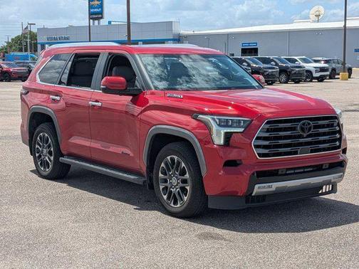 Supersonic Red 2024 Toyota Sequoia Limited