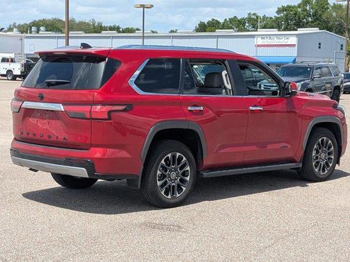 Supersonic Red 2024 Toyota Sequoia Limited