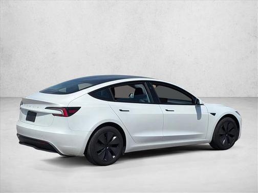 Pearl White Multi-Coat 2025 Tesla Model 3 Long Range