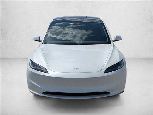 Pearl White Multi-Coat 2025 Tesla Model 3 Long Range