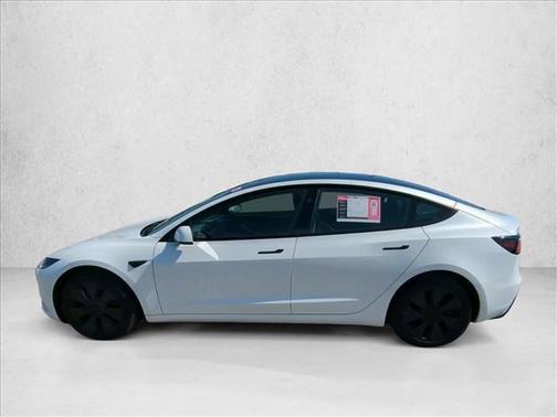 Pearl White Multi-Coat 2025 Tesla Model 3 Long Range