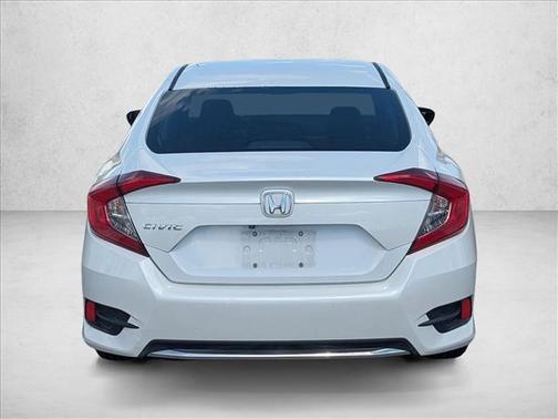 Platinum White Pearl 2019 Honda Civic LX