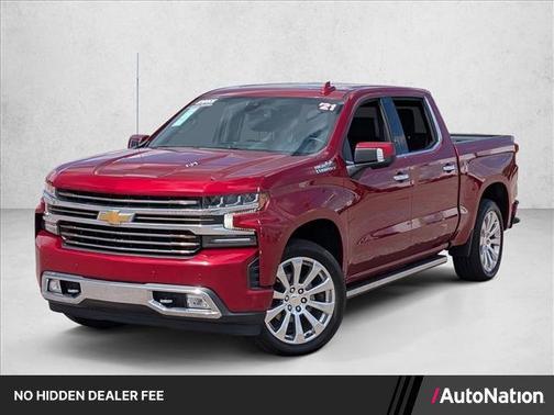 Cherry Red Tintcoat 2021 Chevrolet Silverado 1500 High Country