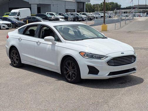 OXFORD WHITE 2020 Ford Fusion SEL