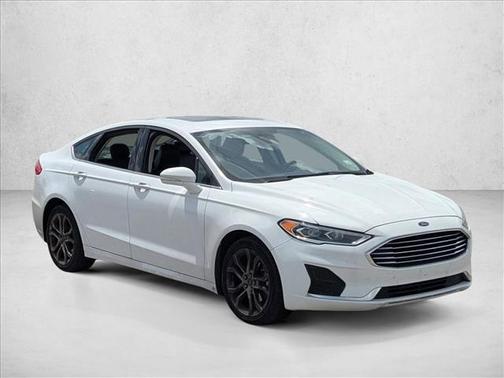 OXFORD WHITE 2020 Ford Fusion SEL