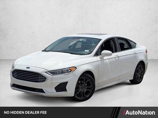 OXFORD WHITE 2020 Ford Fusion SEL
