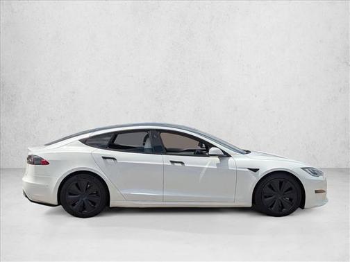 Pearl White Multi-Coat 2021 Tesla Model S Long Range