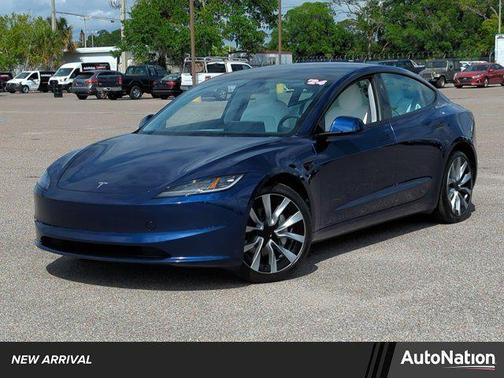 Deep Blue Metallic 2024 Tesla Model 3 Standard Range