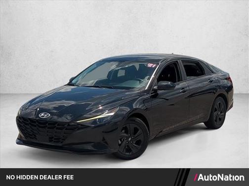Phantom Black 2021 Hyundai ELANTRA SEL