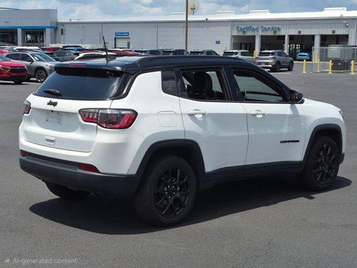 Bright White Clearcoat 2024 Jeep Compass Latitude