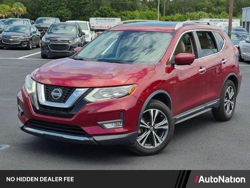 Scarlet Ember 2018 Nissan Rogue SL