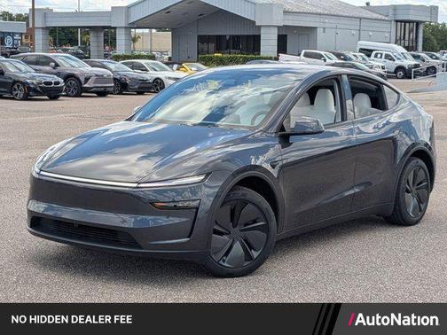Silver/Gray 2026 Tesla Model Y Long Range Launch Series
