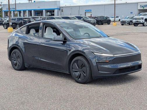 Silver/Gray 2026 Tesla Model Y Long Range Launch Series