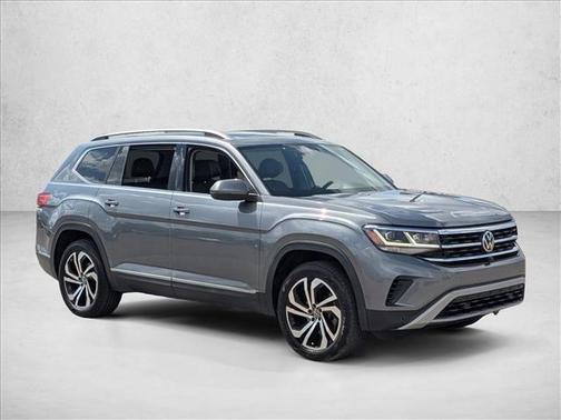 Silver/Gray 2021 Volkswagen Atlas 2.0T SEL