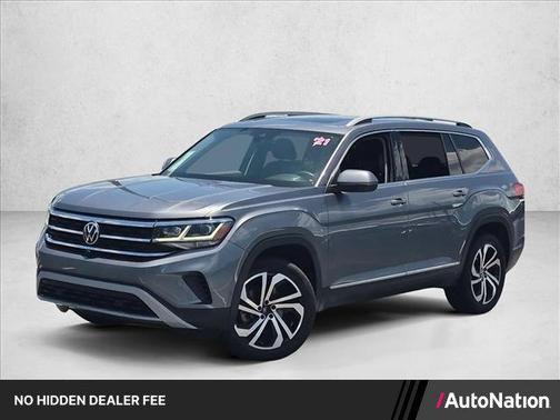 Silver/Gray 2021 Volkswagen Atlas 2.0T SEL