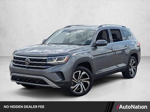 Silver/Gray 2021 Volkswagen Atlas 2.0T SEL