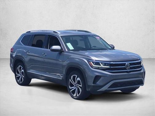 Silver/Gray 2021 Volkswagen Atlas 2.0T SEL