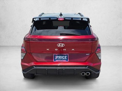 Ultimate Red Metallic w/Black Roof 2024 Hyundai KONA N Line