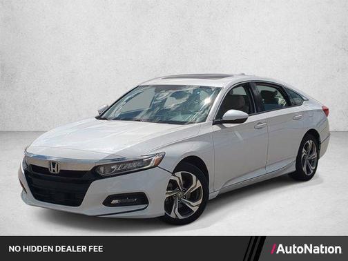 Platinum White Pea 2018 Honda Accord EX-L