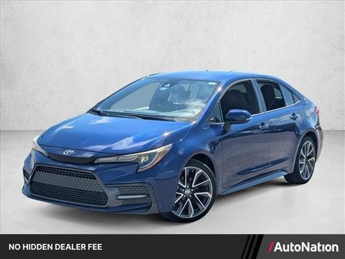 Blue Crush Metallic 2020 Toyota Corolla SE