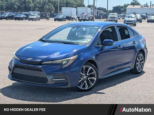 Blue Crush Metallic 2020 Toyota Corolla SE
