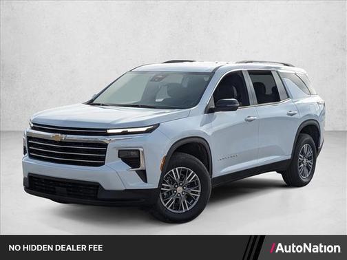 Polar White Tricoat 2026 Chevrolet Traverse LT