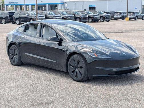 Solid Black 2024 Tesla Model 3 Long Range