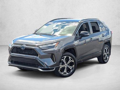 Magnetic Gray Metallic/Midnight Black Metallic 2023 Toyota RAV4 Prime XSE