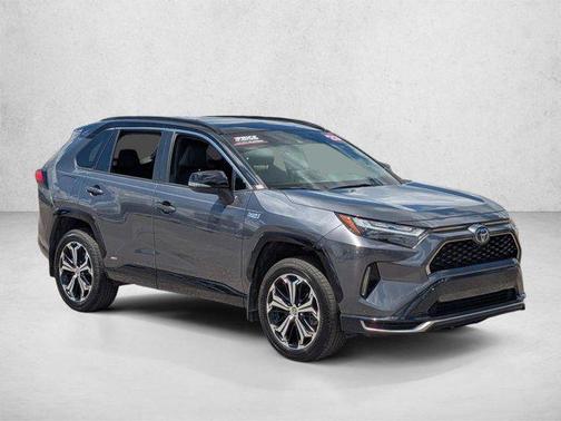 Magnetic Gray Metallic/Midnight Black Metallic 2023 Toyota RAV4 Prime XSE