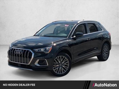 Mythos Black Metallic 2022 Audi Q3 40 Premium