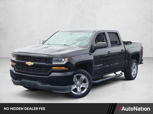 Black 2018 Chevrolet Silverado 1500 Custom