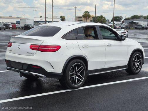 Polar White 2019 Mercedes-Benz AMG GLE 43 Coupe 4MATIC