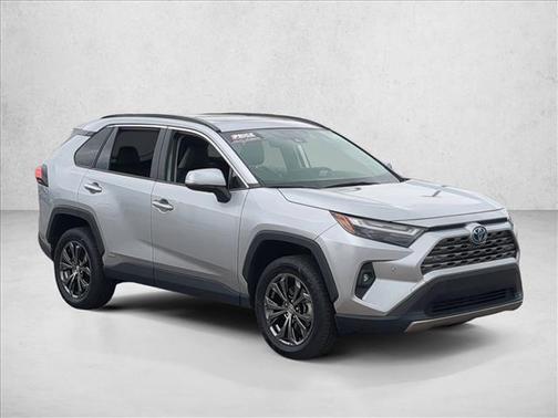 Silver Sky Metallic 2024 Toyota RAV4 Hybrid SE