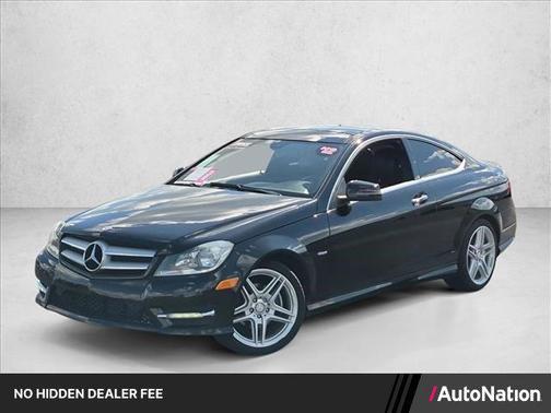 Black 2012 Mercedes-Benz C-Class C 250