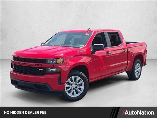 Red Hot 2021 Chevrolet Silverado 1500 Custom