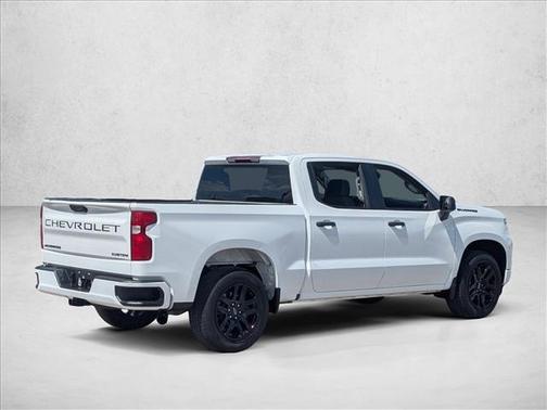 Summit White 2024 Chevrolet Silverado 1500 Custom