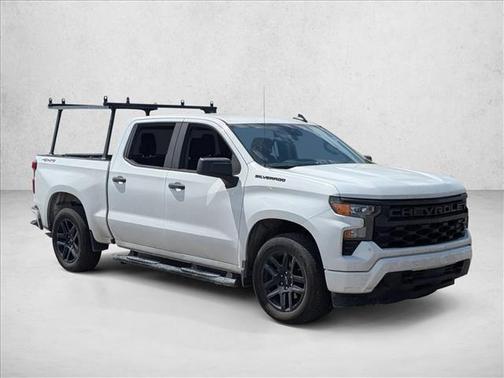 Summit White 2023 Chevrolet Silverado 1500 Custom
