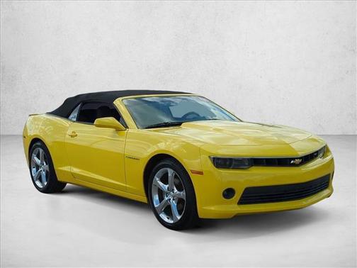 Bright Yellow 2015 Chevrolet Camaro 2LT