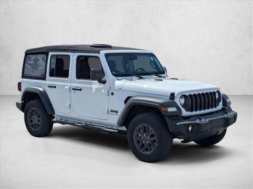 Bright White Clearcoat 2024 Jeep Wrangler Sport S