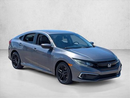 Silver/Gray 2019 Honda Civic LX