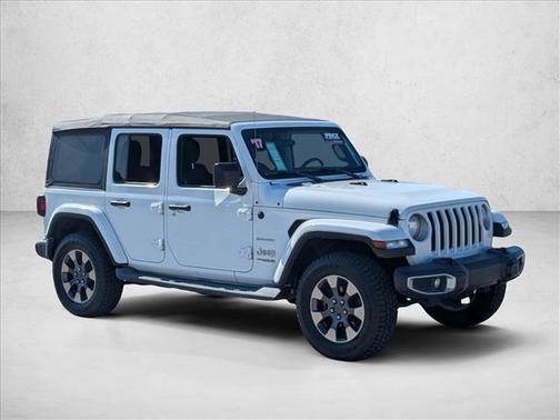 Bright White Clearcoat 2018 Jeep Wrangler Unlimited Sahara