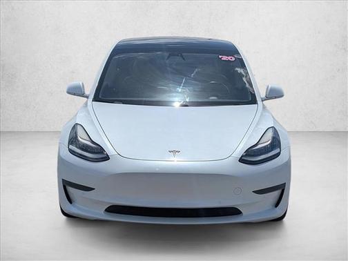 Pearl White Multi-Coat 2020 Tesla Model 3 Standard Range Plus