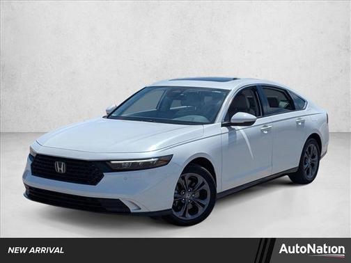 Platinum White Pearl 2024 Honda Accord Hybrid EX-L