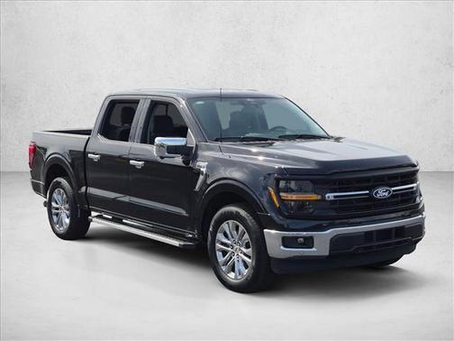 Agate Black Metallic 2025 Ford F-150 XLT